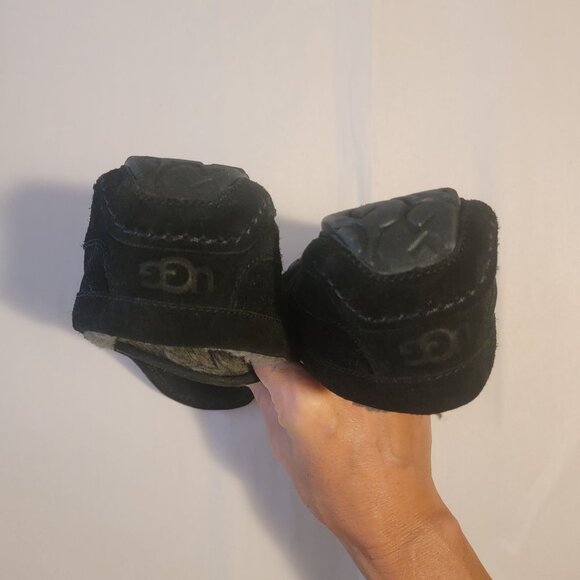NEW UGG Ascot Corduroy II Slippers Mens 8 Womens 10 Black Cozy Loungewear Relax main image 5